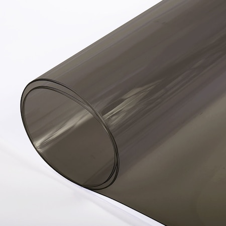 Seamtec Double Polished Clear Vinyl, Charcoal 20 Gauge, Clear Plastic Cut SEAM20CHAR30WP